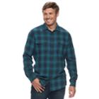 Big & Tall Sonoma Goods For Life&trade; Slim-fit Supersoft Flannel Button-down Shirt, Men's, Size: Xl Tall, Dark Blue