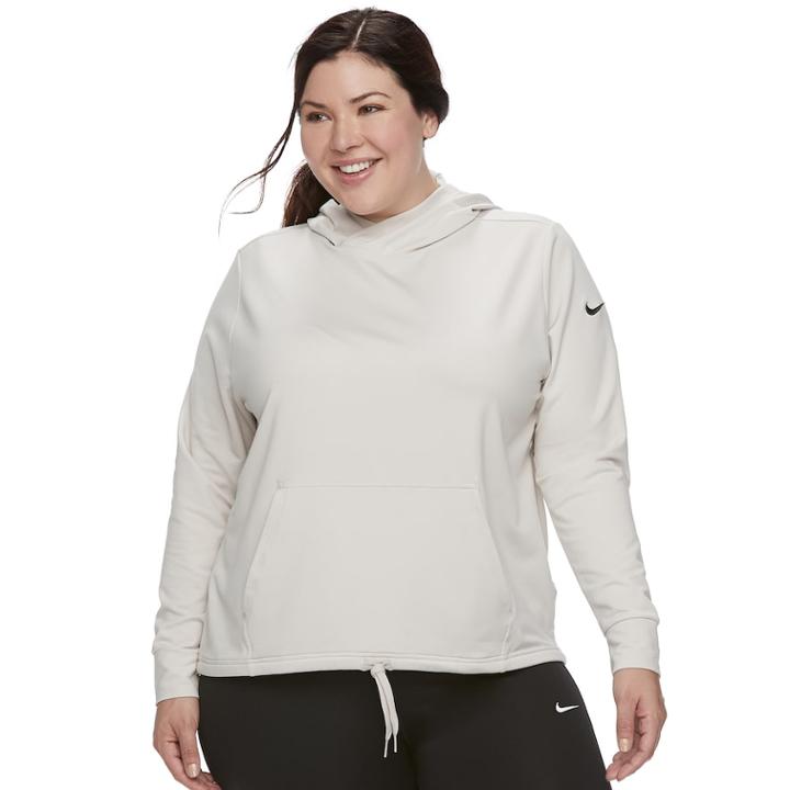 Plus Size Nike Funnel Neck Hoodie, Women's, Size: 3xl, Oxford