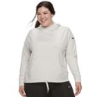 Plus Size Nike Funnel Neck Hoodie, Women's, Size: 3xl, Oxford