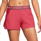 Women's Under Armour Play Up Novelty Shorts, Size: Large, Gold
