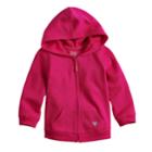 Baby Girl Jumping Beans&reg; Fleece Zip Hoodie, Size: 24 Months, Med Pink