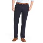 Men's Izod Heritage Chino Slim-fit Wrinkle-free Flat-front Pants, Size: 36x30, Blue (navy)