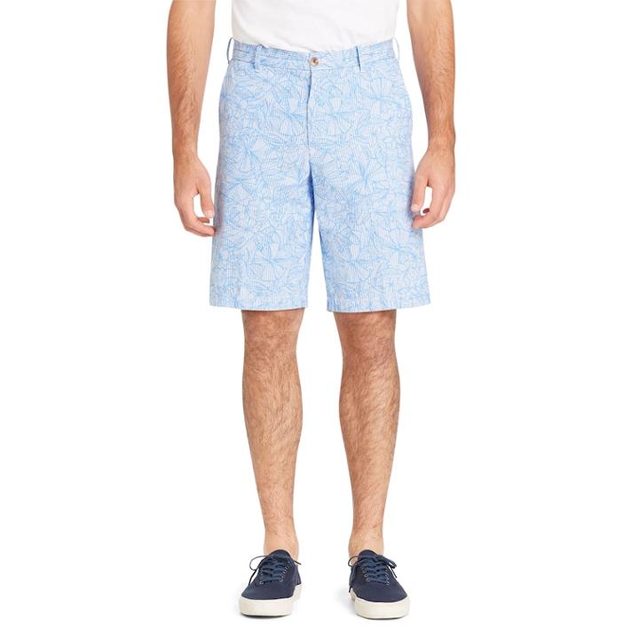 Men's Izod Seersucker Shorts, Size: 42, Blue