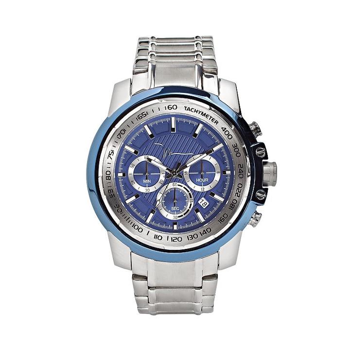 Marc Anthony Men's Stainless Steel Chronograph Watch, Size: Large, Grey