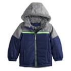 Boys 4-7 Zeroxposur Mason Quilted Midweight Jacket, Size: Medium, Blue (navy)