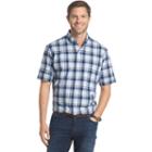 Big & Tall Arrow Printed Button-down Shirt, Men's, Size: 3xl Tall, Light Blue