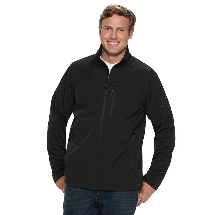 Big & Tall Zeroxposur Rocker Softshell Jacket, Men's, Size: 4xb, Black