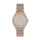 Juicy Couture Women's Arianna Crystal Stainless Steel Watch, Pink