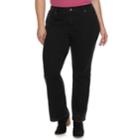 Plus Size Sonoma Goods For Life&trade; Curvy Fit Bootcut Jeans, Women's, Size: 18w Petite, Black