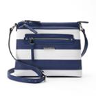 Dana Buchman Gracie Crossbody Bag, Women's, Blue (navy)