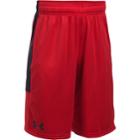 Boys 8-20 Under Armour Solid Stunt Shorts, Size: Xl, Red