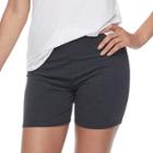 Junior's So&reg; Gray Midi Bike Shorts, Teens, Size: Small, Dark Grey