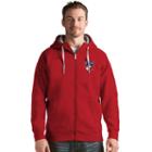 Men's Antigua Fc Dallas Victory Full-zip Hoodie, Size: Medium, Dark Red