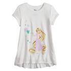 Disney's Rapunzel Girls 4-10 Ruffle Back Graphic Tee By Disney/jumping Beans&reg;, Size: 8, White