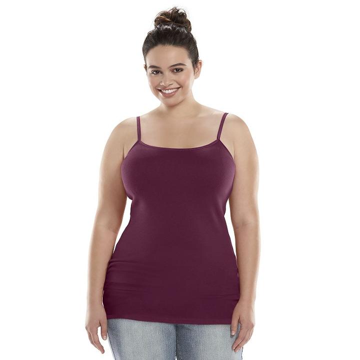 Juniors' Plus Size So&reg; Tunic Tank Top, Girl's, Size: 1xl, Dark Pink