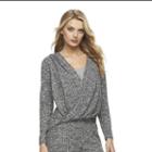 Women's Juicy Couture Surplice Hoodie, Size: Small, Med Grey