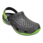 Crocs Swiftwater Deck Men's Clogs, Size: 13, Grey