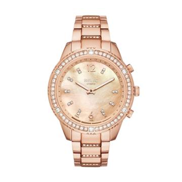 Relic Women's Eliza Connected Hybrid Crystal Stainless Steel Smart Watch - Zrt1002, Size: Medium, Pink