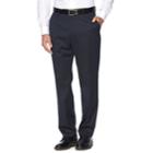 Big & Tall Croft & Barrow&reg; True Comfort Stretch Classic-fit Flat-front Suit Pants, Men's, Size: 42x34, Blue (navy)