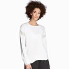 Women's Danskin Twist Front Sweatshirt, Size: Large, Natural