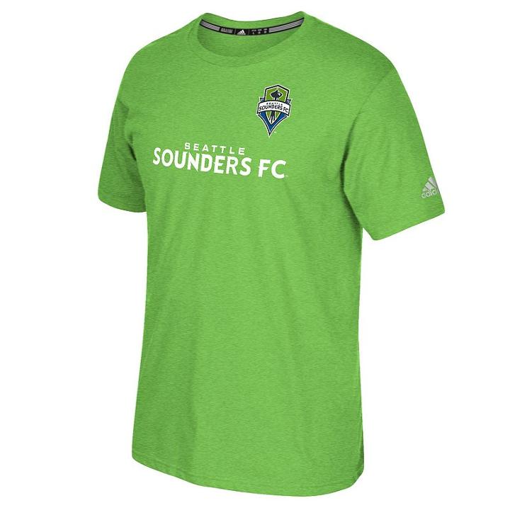 Men's Adidas Seattle Sounders Wordmark Mls Jersey, Size: Xxl, Green