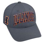 Adult Top Of The World Illinois Fighting Illini Cool & Dry One-fit Cap, Men's, Grey (charcoal)
