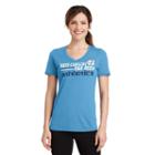 Women's North Carolina Tar Heels Fair Catch Tee, Size: Small, Blue