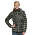 Women's Zeroxposur Vivian Hooded Quilted Packable Down Jacket, Size: Medium, Med Beige