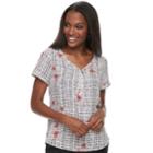 Women's Apt. 9&reg; Strappy Zipper Accent Top, Size: Xxl, Med Pink
