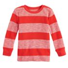 Baby Boy Jumping Beans&reg; Thermal Striped Tee, Size: 6 Months, Med Red