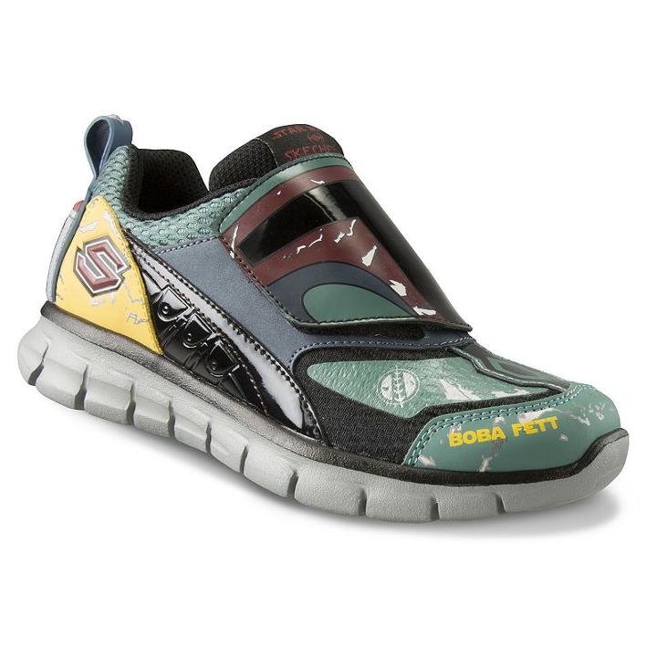 Skechers Star Wars Boba Fett Eulon Synergy Boys' Athletic Shoes, Boy's, Size: 11, Green