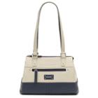 Stone & Co. Donna Colorblock Leather Satchel, Women's, Blue Other