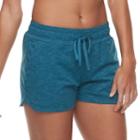 Women's Tek Gear&reg; Drawstring Shorts, Size: Medium, Turquoise/blue (turq/aqua)