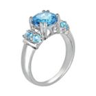 Sterling Silver Blue Topaz Ring, Women's, Size: 8