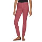 Juniors' So&reg; Perfectly Soft High-waisted Ankle Jeggings, Girl's, Size: 5, Red Other