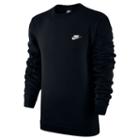 Men's Nike Club Crew Fleece, Size: Xl, Grey (charcoal)