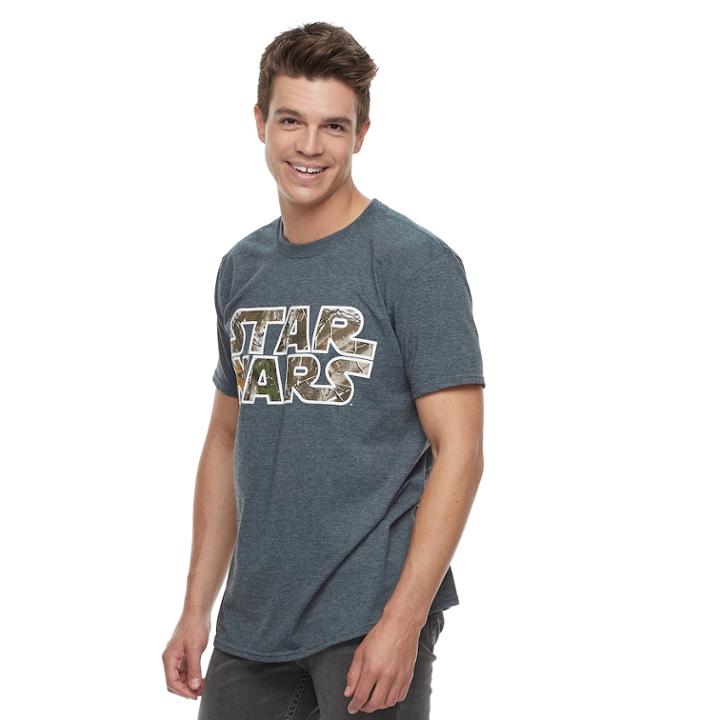 Boys 8-20 Star Wars Tee, Size: Medium, Dark Grey