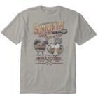 Men's Newport Blue Smokin' Blues 'n' Brews Tee, Size: Medium, Light Grey
