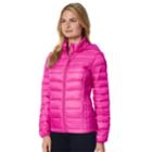 Women's 32 Degrees Hooded Puffer Jacket, Size: Small, Electronic Pink