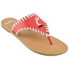Women's Cincinnati Bearcats Stitched Flip-flops, Size: 6, Red