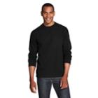 Men's Van Heusen Flex Classic-fit Sweater Fleece Pullover, Size: Small, Black