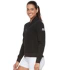 Women's Fila Sport&reg; Quilted Bomber Jacket, Size: Xs, Black