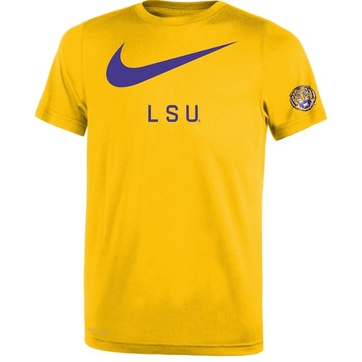 Boys 8-20 Nike Lsu Tigers Legend Dna Tee, Size: Xl 18-20, Gold