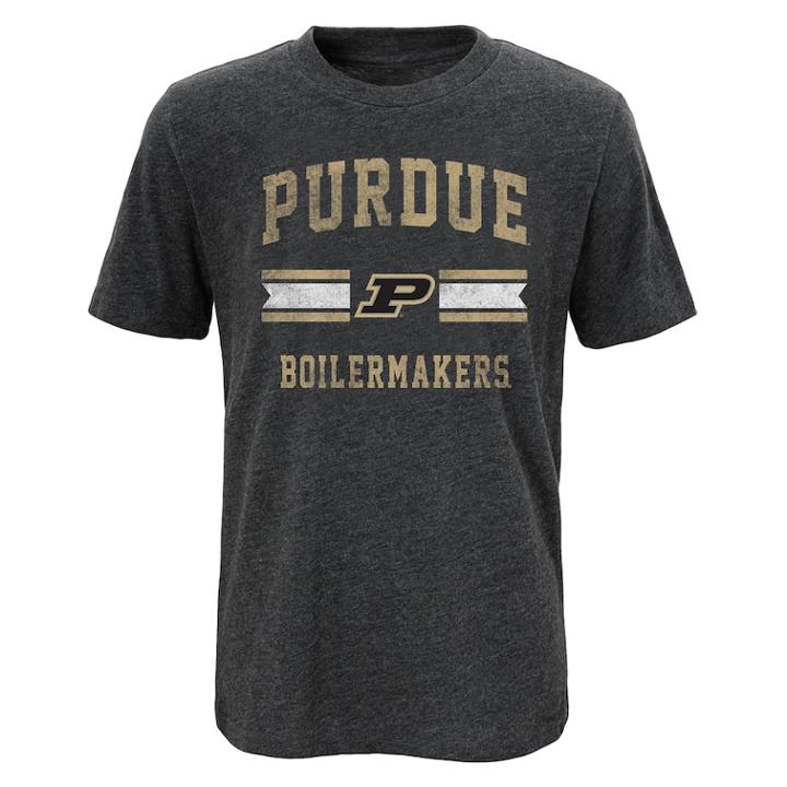 Boys 4-18 Purdue Boilermakers Player Pride Tee, Size: 8-10, Grey