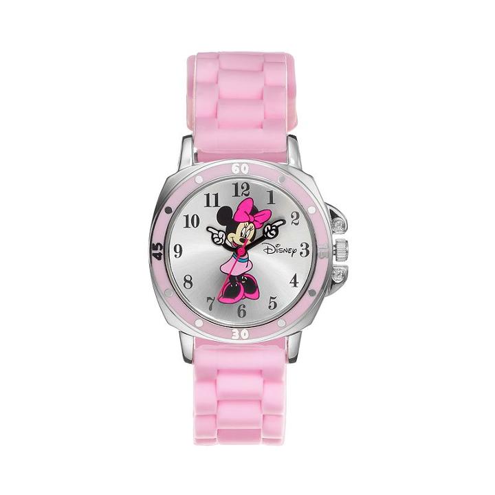Disney's Minnie Mouse Girl's Watch, Pink