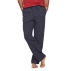 Men's Croft & Barrow&reg; True Comfort Knit Lounge Pants, Size: Large, Blue