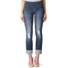 Women's' Rock & Republic&reg; Fever Pull-on Straight Leg Jeans, Size: 14 Avg/reg, Med Blue