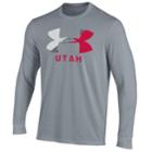 Boys 8-20 Under Armour Utah Utes Youth Live Tee, Size: M 10-12, Grey
