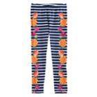 Disney / Pixar Coco Girls 4-7 Striped Floral Leggings By Jumping Beans&reg;, Size: 7, Blue