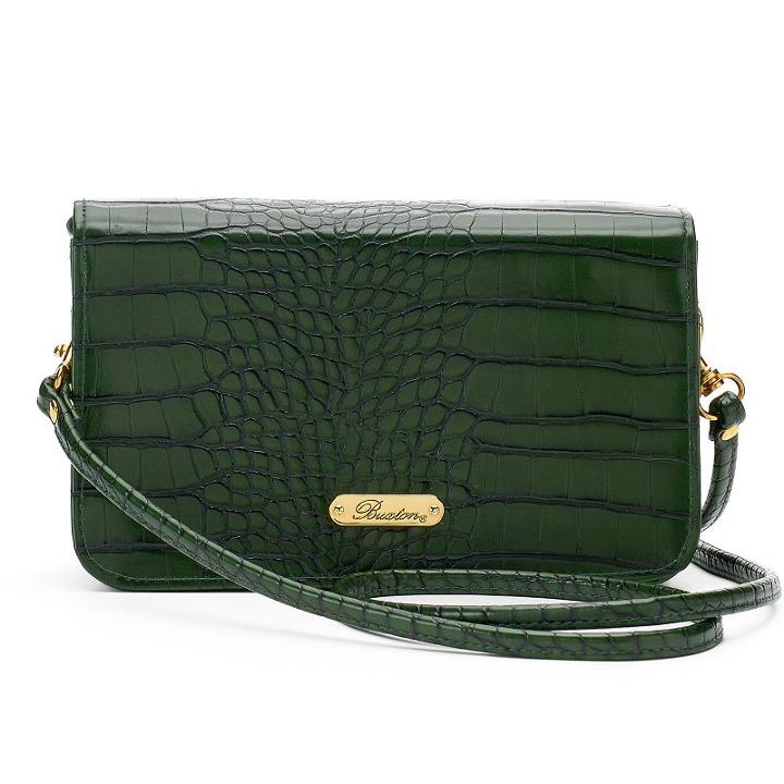 Buxton Nile Exotic Mini Convertible Crossbody Bag, Women's, Green